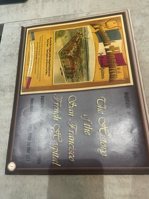 booklet - The history of the San Francisco French Hospital - Click to enlarge picture.