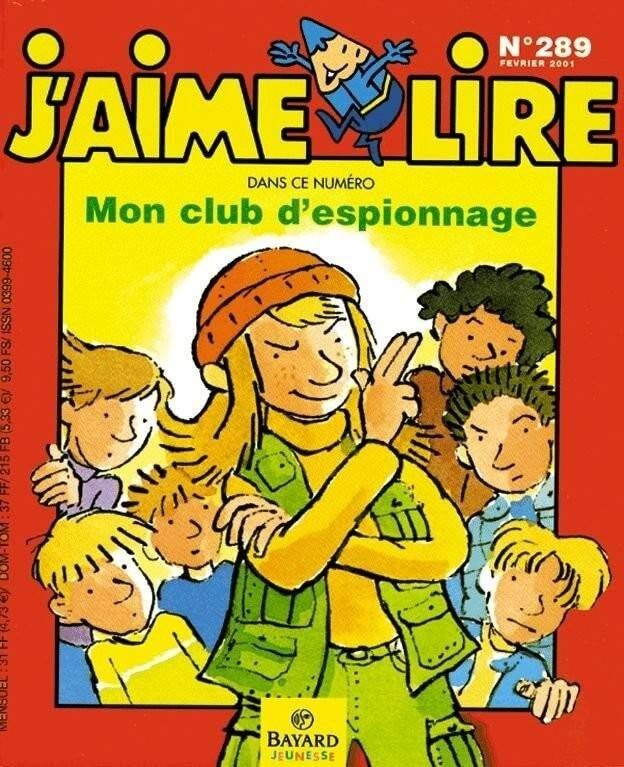 j'aime lire dans ce numero mon club d'espionnage - Click to enlarge picture.