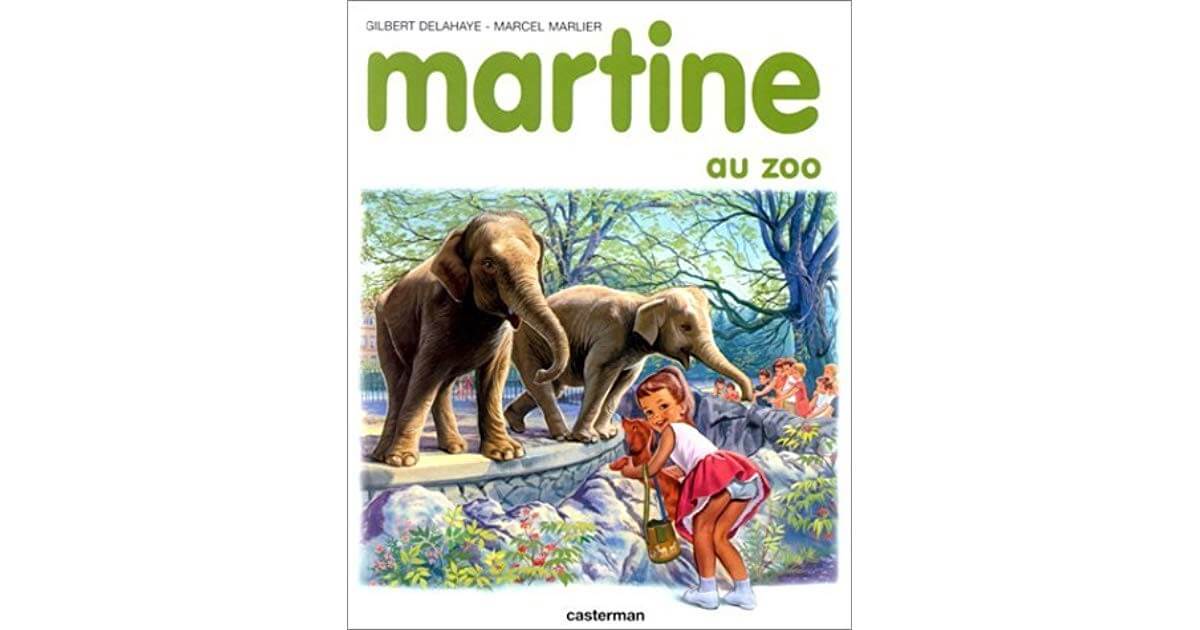 Martine au zoo - Click to enlarge picture.