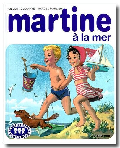 Martine à la mer - Click to enlarge picture.