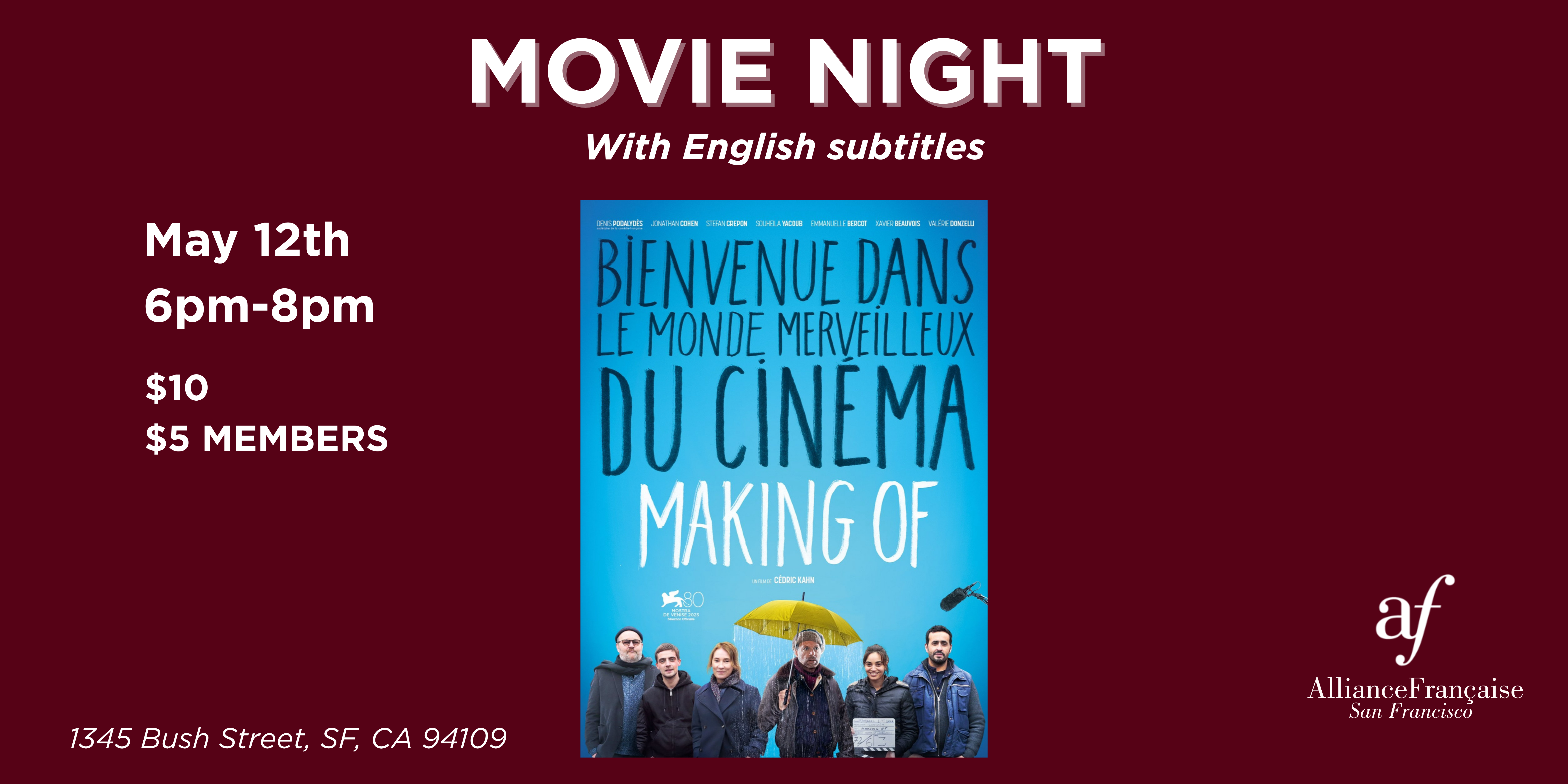 Movie Night : Making Of - May 12th 2026