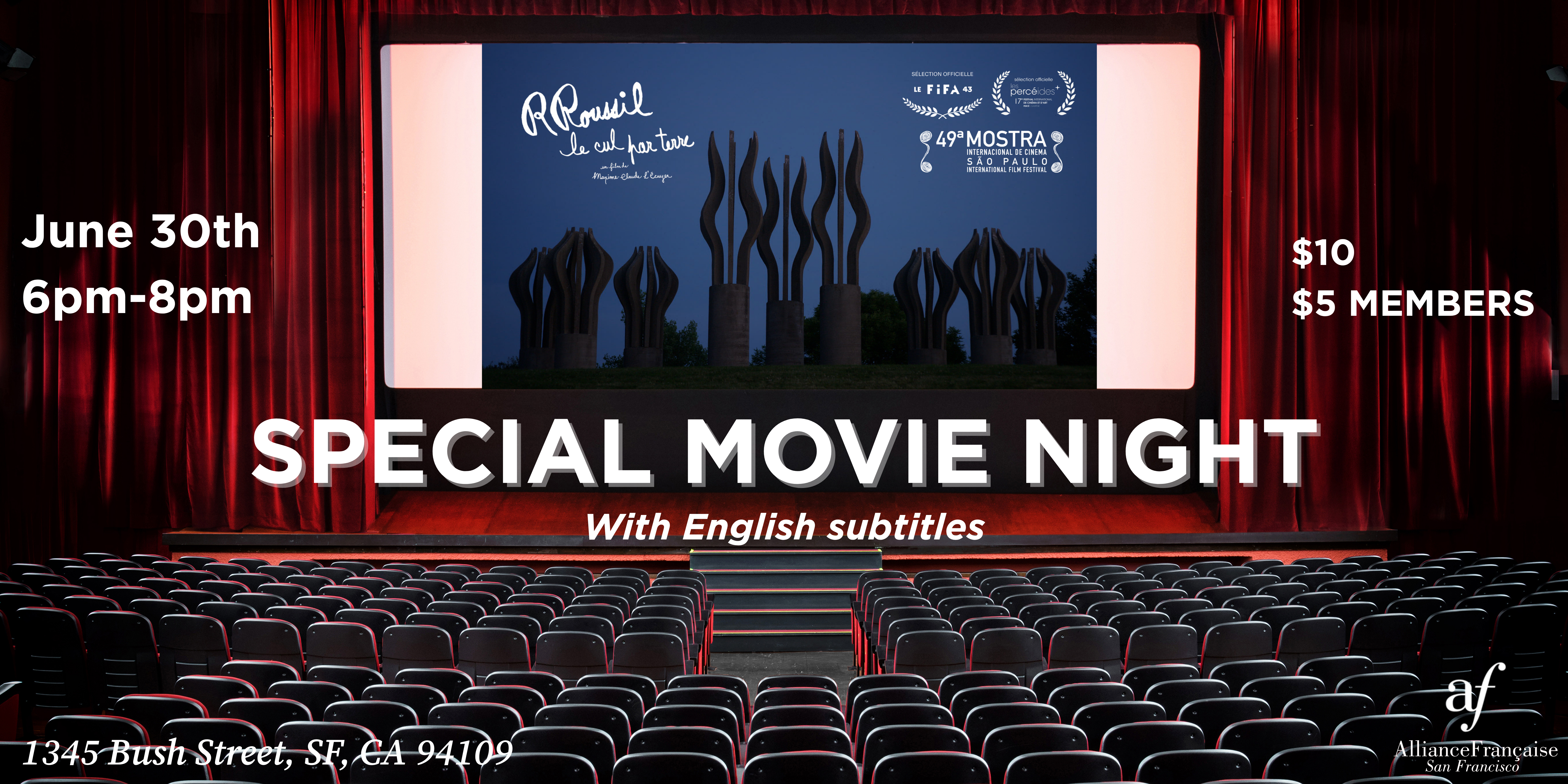 SPECIAL Movie Night : Roussil, le cul par terre- June 30th 2026