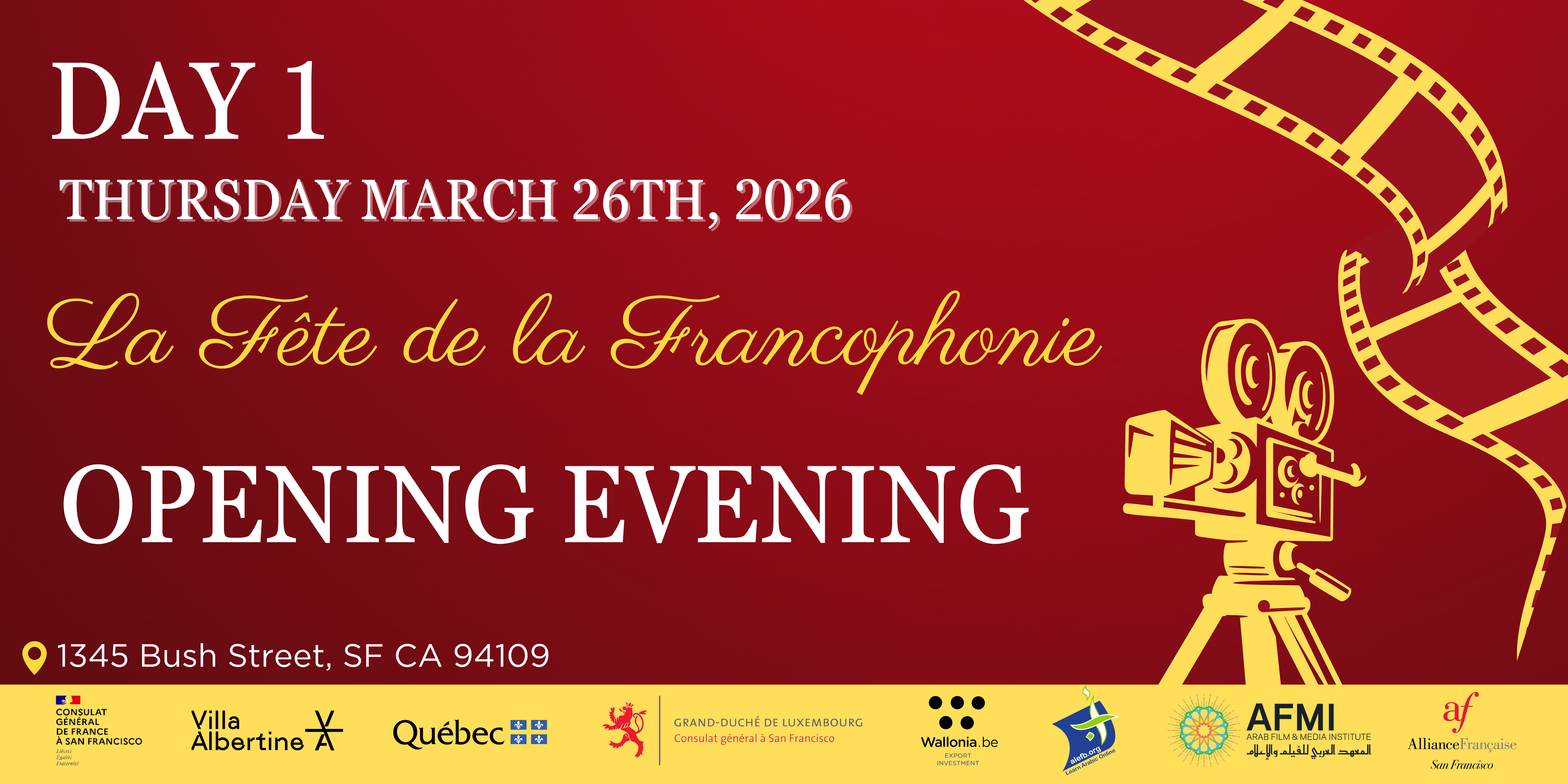 Francophonie Opening Night 2026