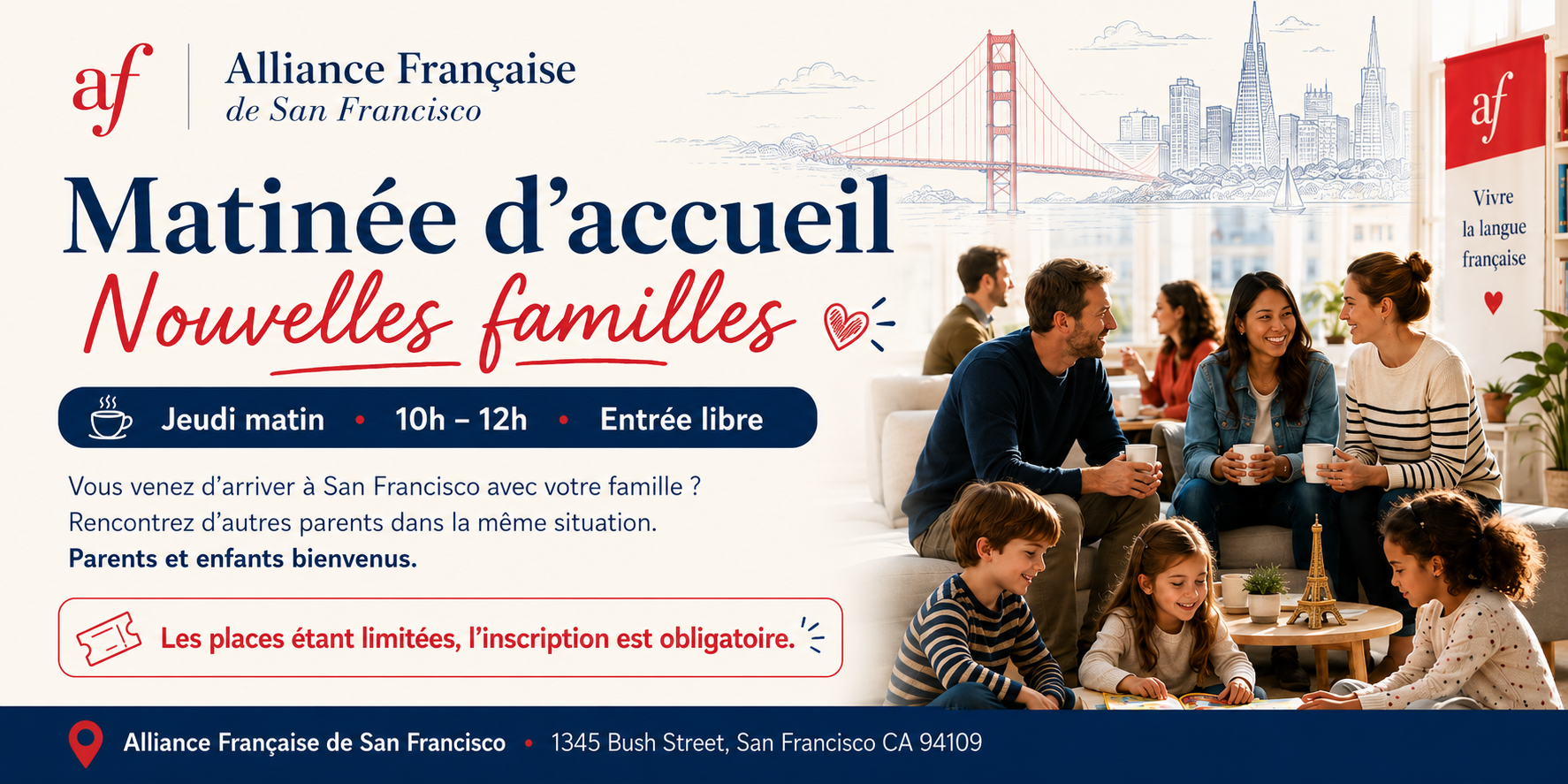 Matinée d'accueil - nouvelles familles
