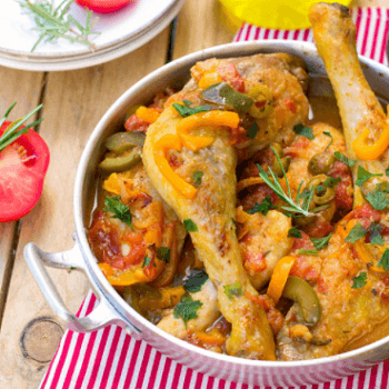 Recette - Le poulet basquaise
